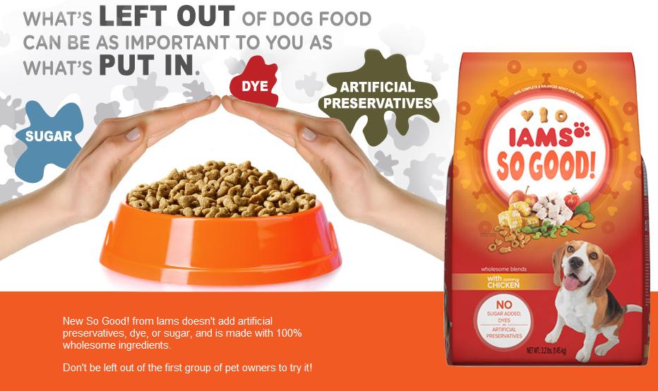 Vocalpoint 2.50 Iams So Good Dog Food Coupon FamilySavings
