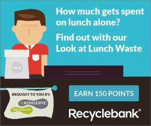 Recyclebank Lunch Waste