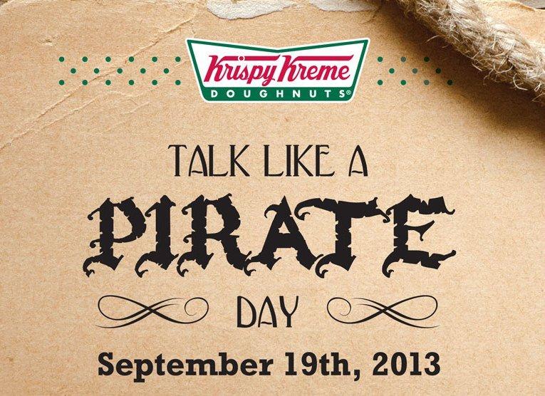 Krispy Kreme Pirate Day