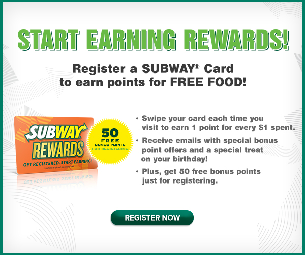 Subway Rewards