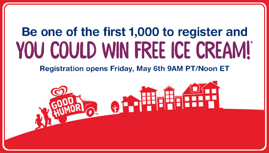 Free Ice Cream To 1st 1 000 On 5 6 At Noon EDT Ice Cream Rebate Offer 