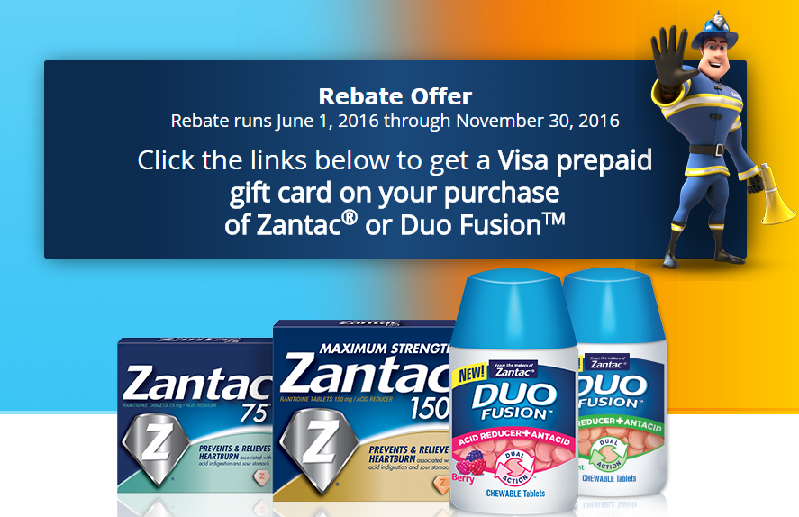 Zantac Duo Fusion Mail in Rebate FamilySavings