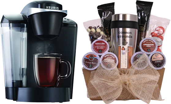 Enter The Kudosz Keurig Coffee Lover S Gift Basket Sweepstakes For Your Chance To Win A K55 Maker And K Cup