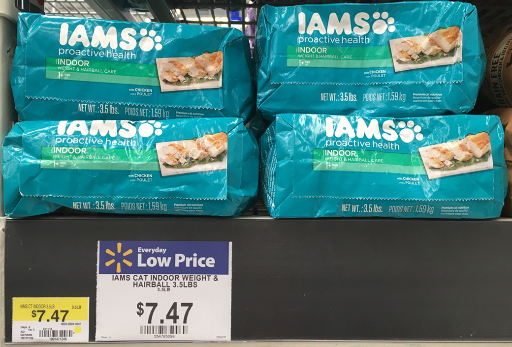 3 Iams Dry Cat Food Coupon (+ Walmart Deal) FamilySavings