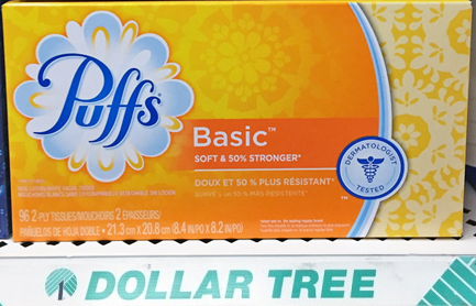 Puffs Dollar Tree