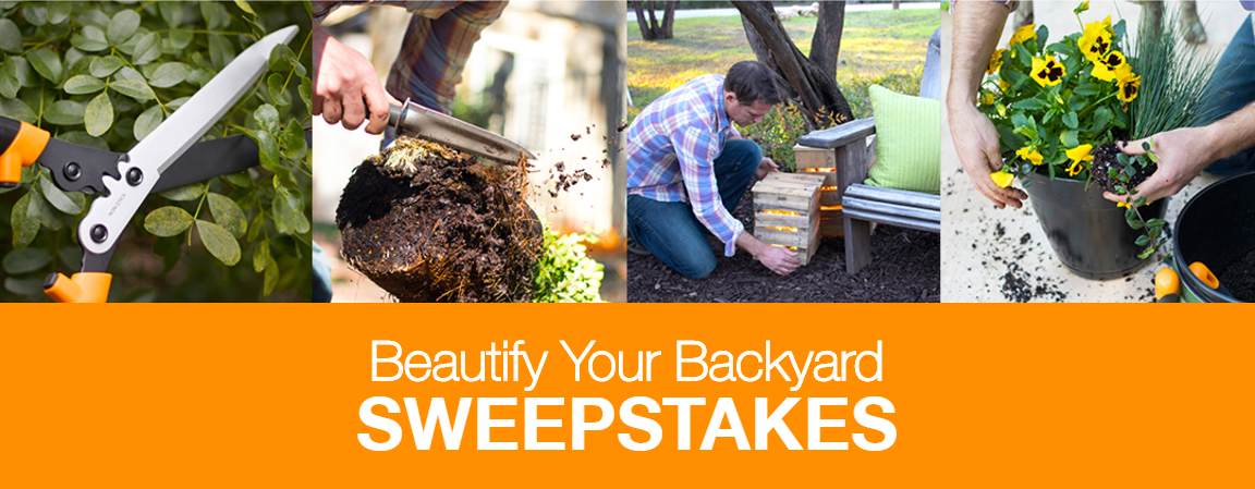 Fiskars Beautify Your Backyard Sweepstakes Familysavings