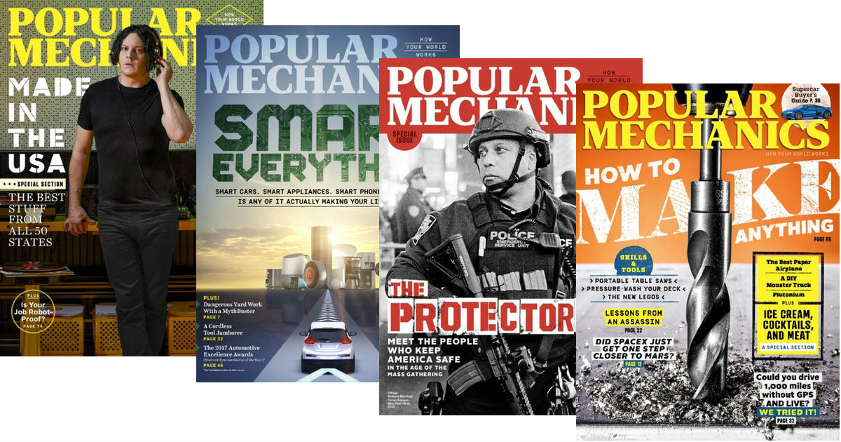 Subscription to Popular Mechanics Magazine just .50!