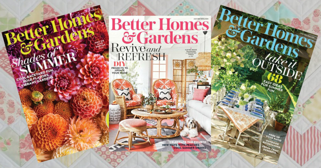 Better Homes And Gardens Magazine Subscription Just 4 95