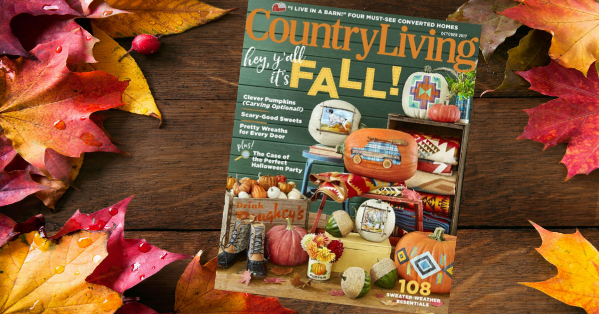 Subscription to Country Living Magazine just .50!