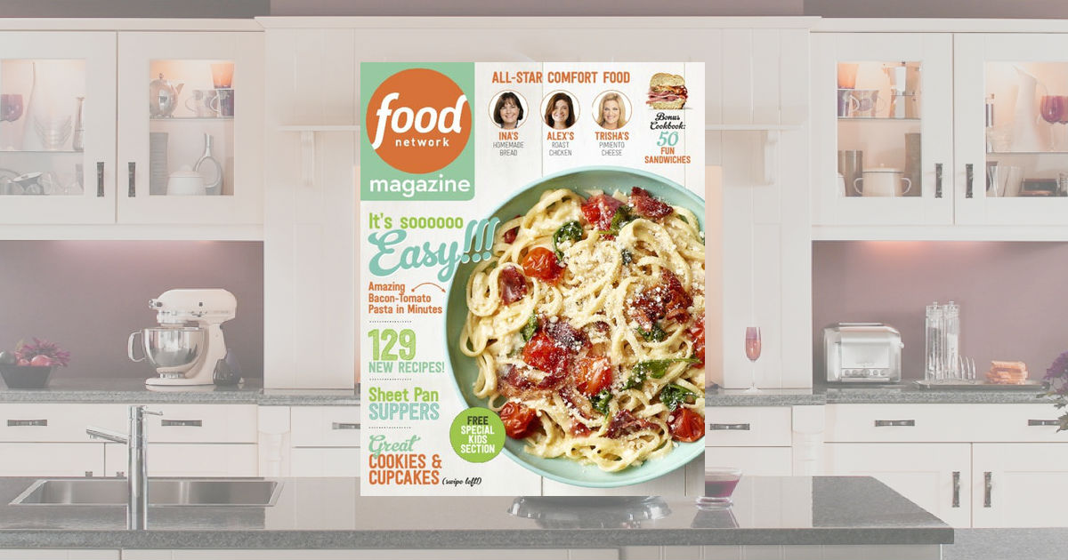 Subscription to Food Network Magazine just .50!