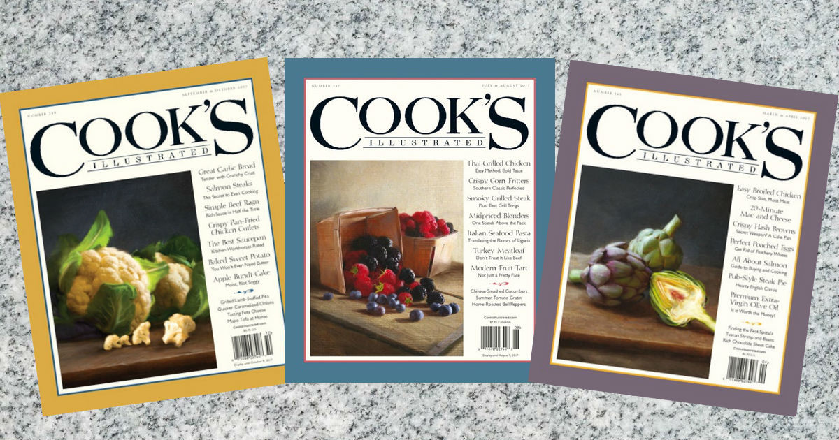Subscription to Cook’s Illustrated Magazine just .50!