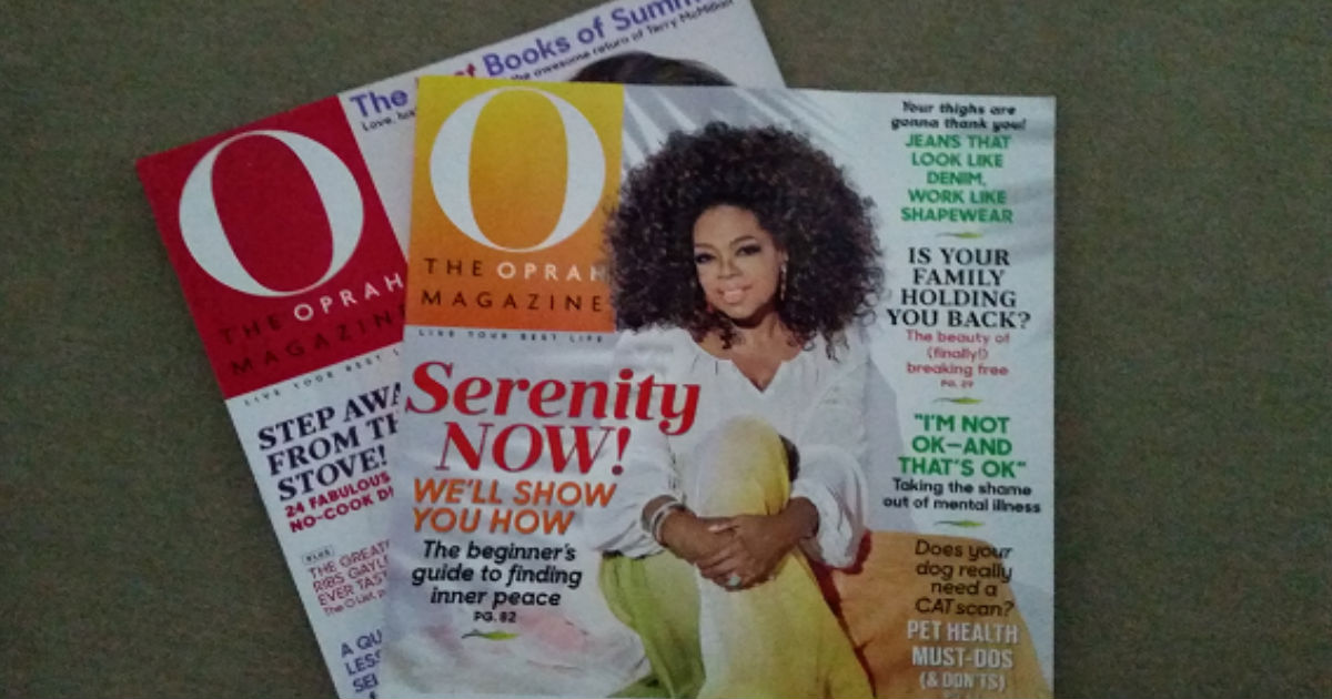 Subscription to O, The Oprah Magazine just .95!