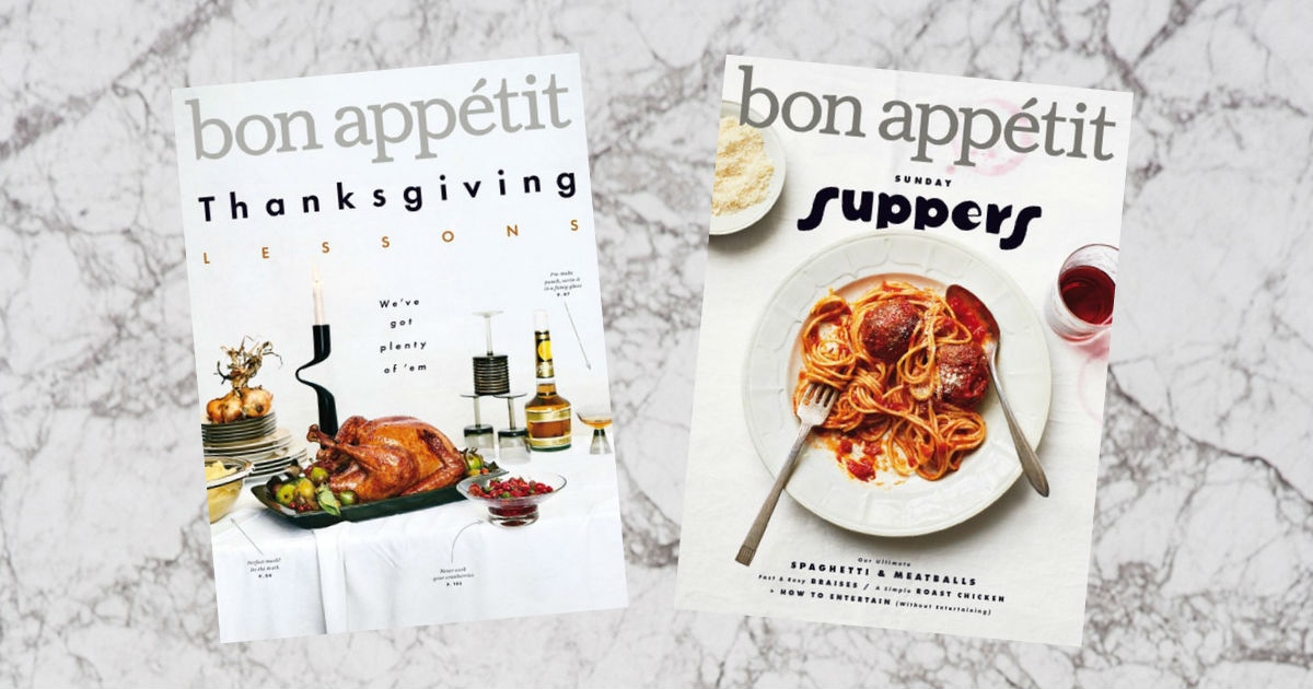 Bon Appetit Magazine Subscription just .50!