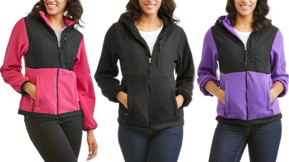 Walmart.com - Women's Hooded Arctic Fleece Soft Shell Jacket just $7.50 ...