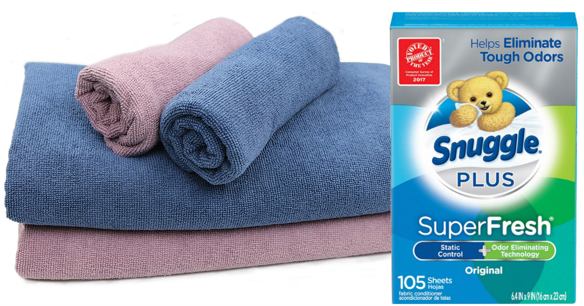 Amazon – 105-count Snuggle Plus Super Fresh Fabric Softener Dryer Sheets just .72!