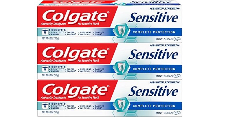 Amazon – 3 Pack Colgate Sensitive Toothpaste just .91! (Reg !)