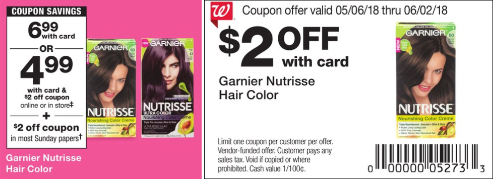 Walgreens Garnier Nutrisse Hair Color Just 2 99 Familysavings