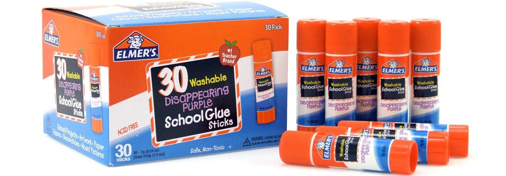 Amazon – 30-count Elmer’s Washable School Glue Sticks just .95!