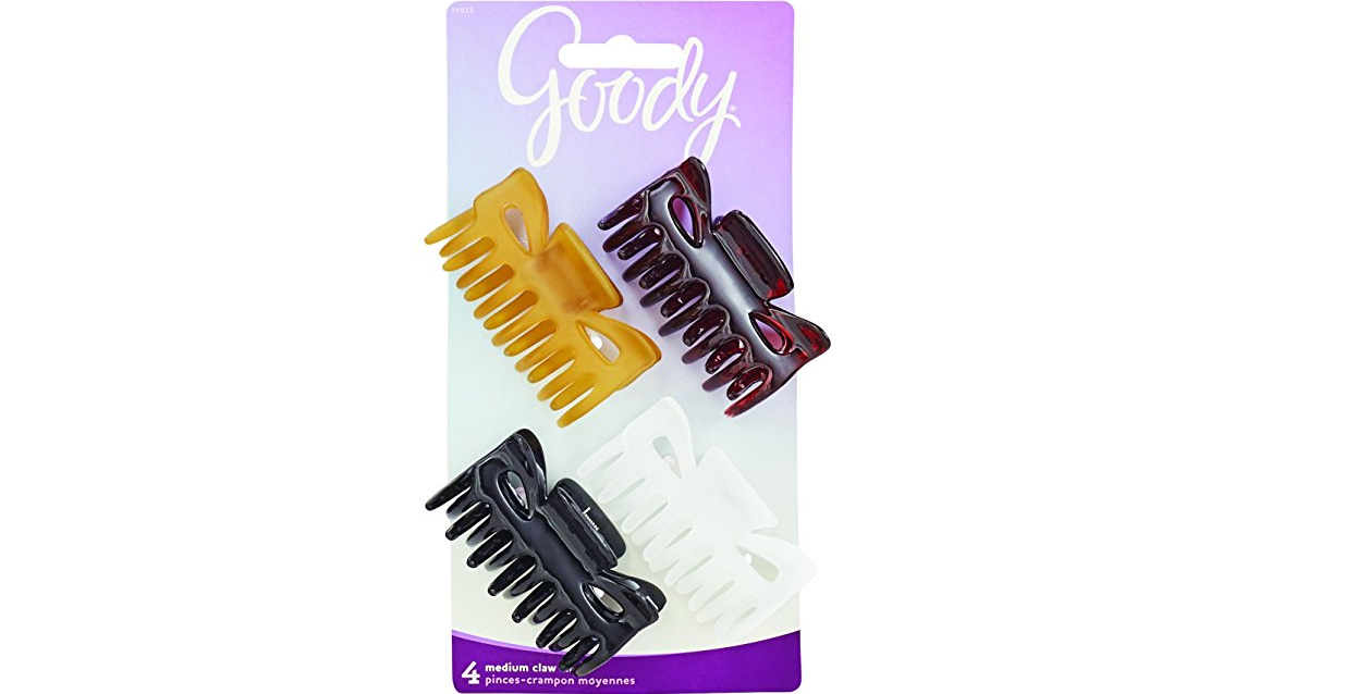 Amazon – 4-count Goody Medium Claw Hair Clips just .69!