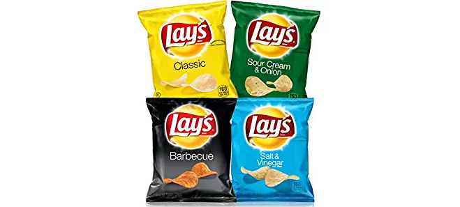 Amazon – 40-count Lay’s Potato Chips Variety Pack just .18!