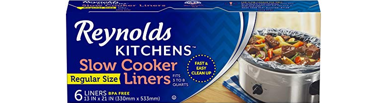 Amazon – Reynolds Slow Cooker Liners just .02!