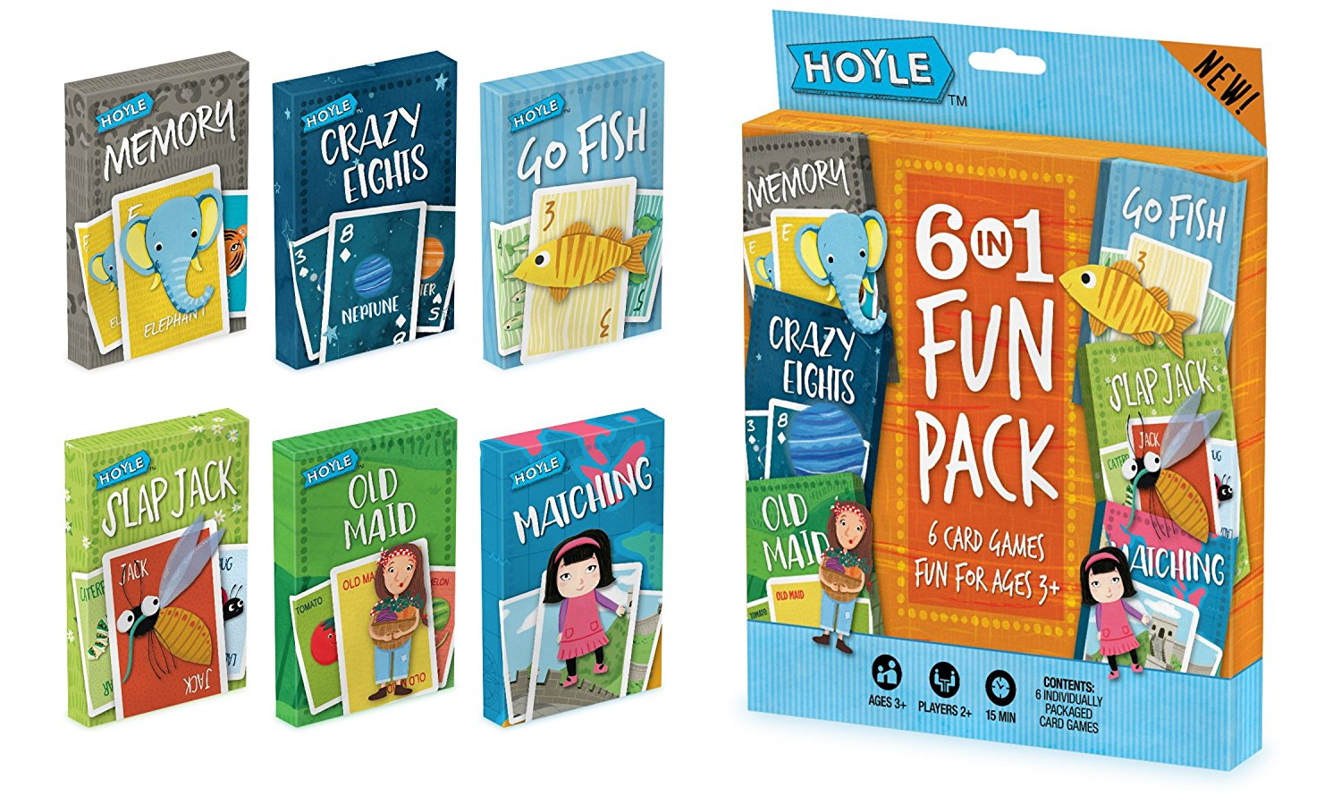 Amazon – Hoyle Kid’s 6 in 1 Fun Pack Card Games for just .99!