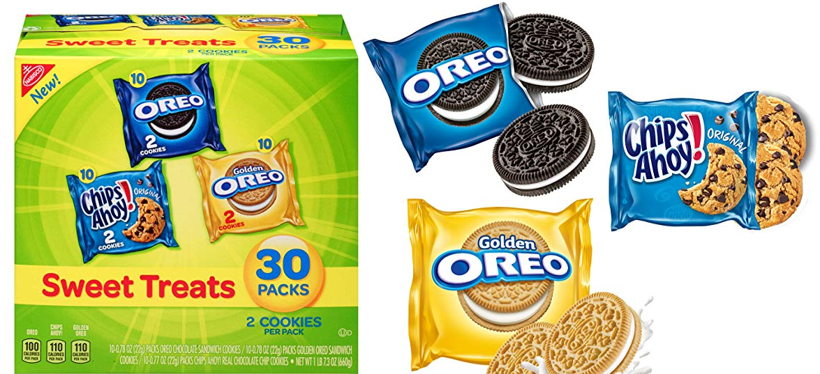Amazon – 30-count Nabisco Variety Pack Cookies just !
