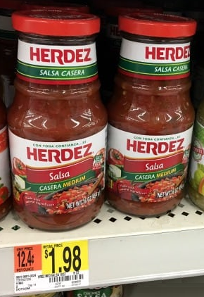 Walmart – Herdez Salsa just .48 Each After Coupon!