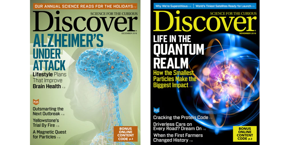 Subscription to Discover Magazine just .95!