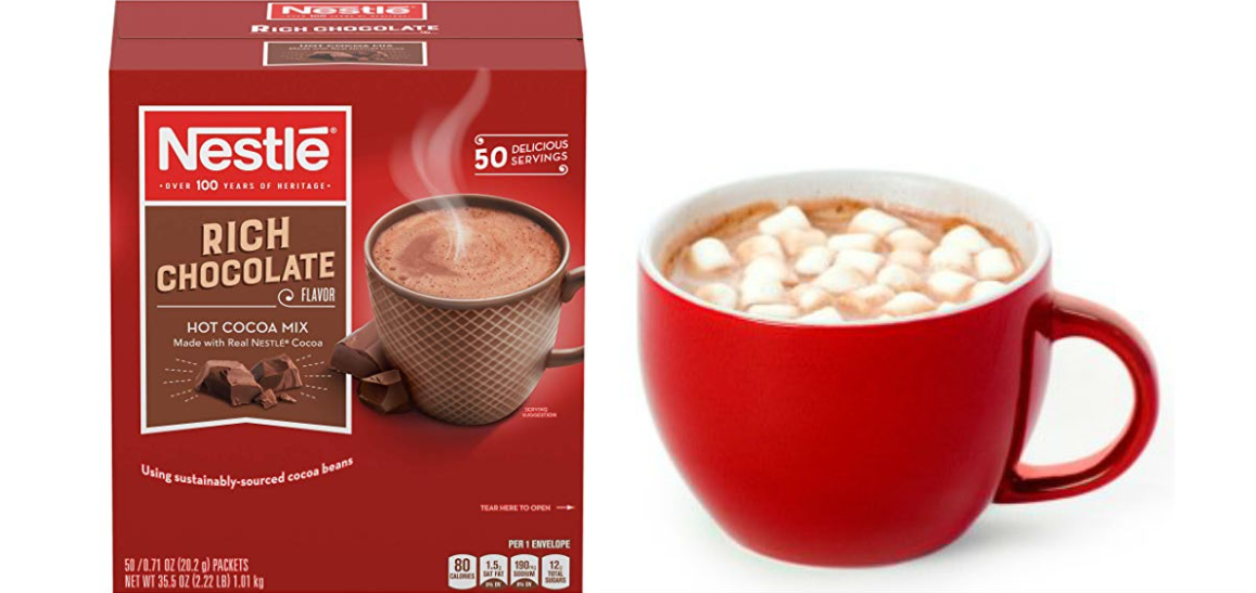 Amazon – 50-Count Pack of Nestle Hot Cocoa Mix just .62!