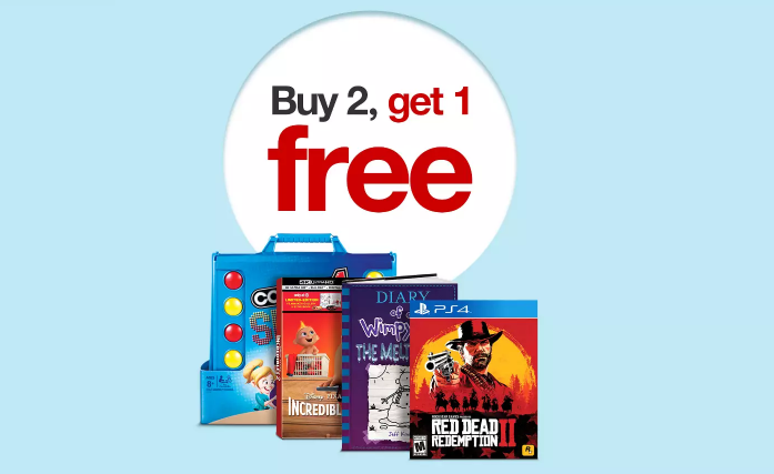 target buy 1 get 1 free video games