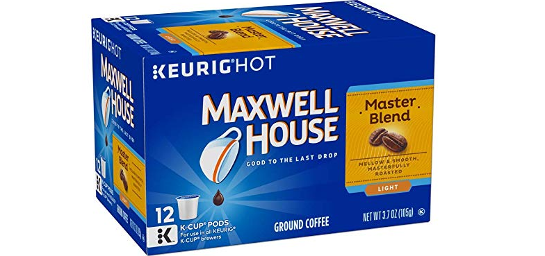 Amazon – Maxwell House Light Roast K-Cup Pods just .52!