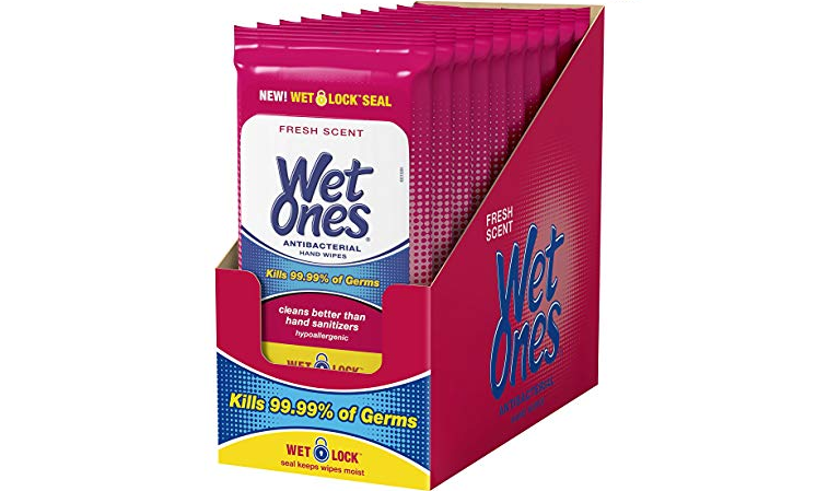 Amazon – Pack of 10 Wet Ones Hand Wipes just .20!