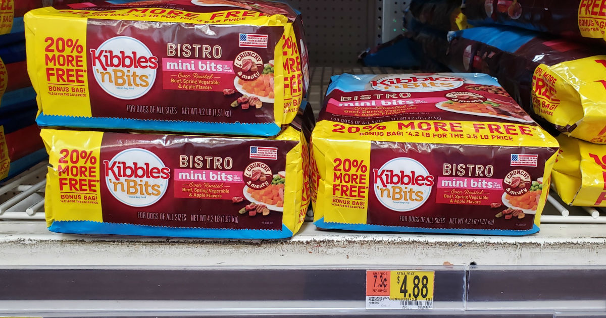 Kibbles 'n Bits Dry Dog Food Coupon (+ Walmart Deal ...