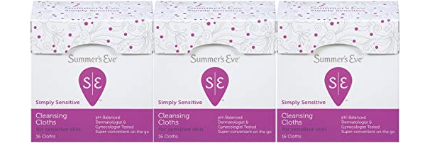 Amazon – Pack of 3 Summer’s Eve Cleansing Cloths just .90!