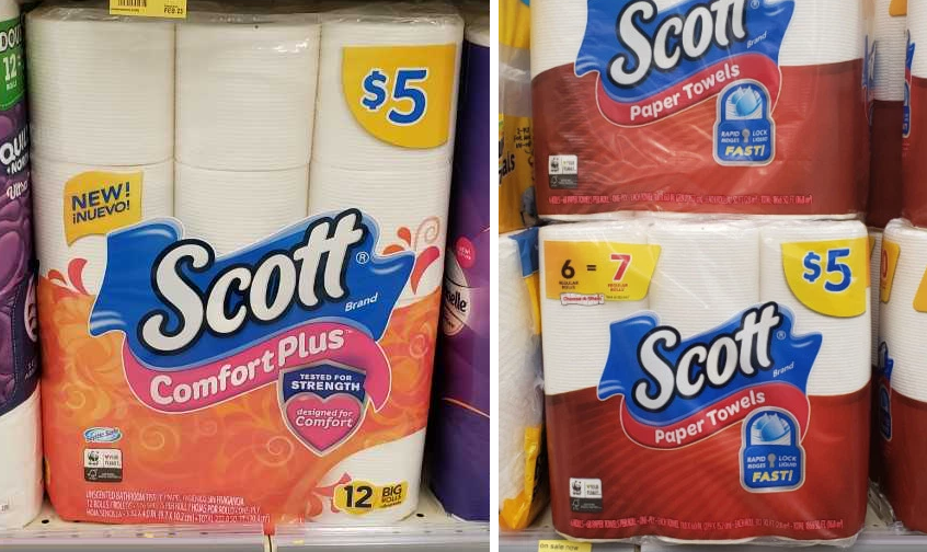Stock up on Kleenex Tissues, Scott Paper Towels & Toilet Paper at Walgreens!