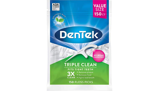 Amazon – 150-count DenTek Triple Clean Floss Picks just .97!