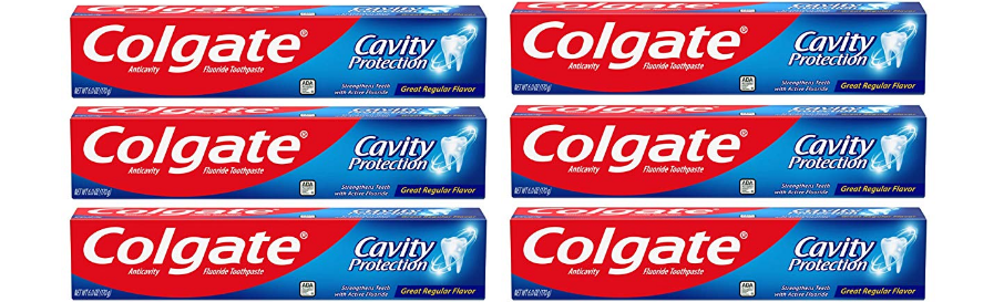 Amazon – Pack of 6 Colgate Cavity Protection Toothpaste just .44!