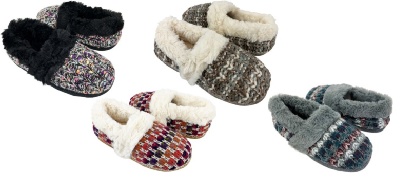 Walmart - Secret Treasures Women's Knit Slip On Slippers just $5 ...