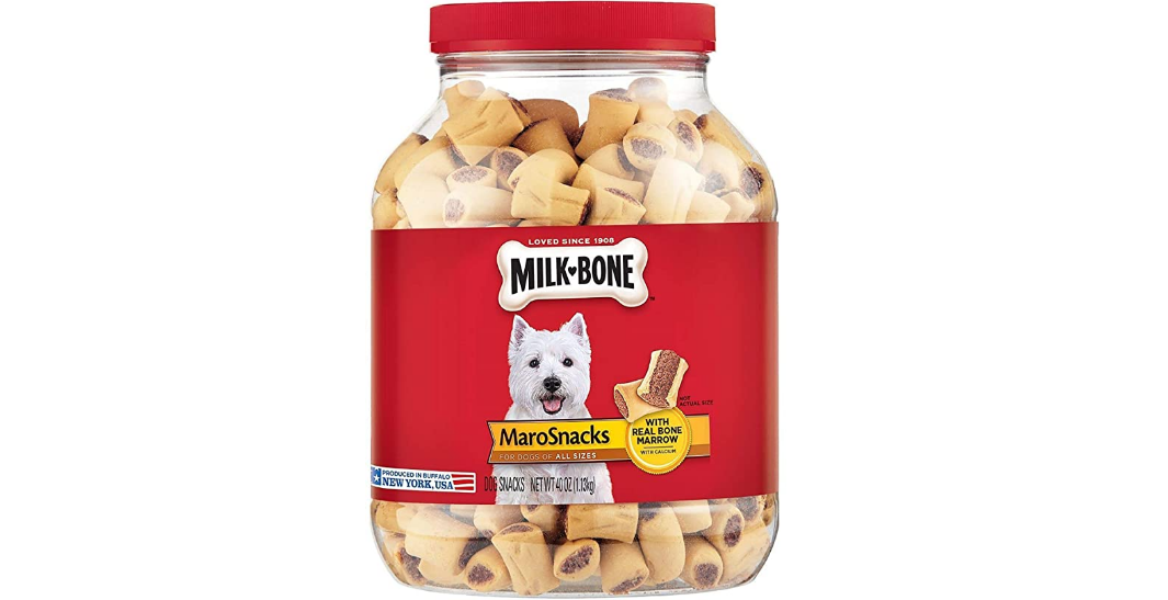 Amazon – Milk-Bone Marosnacks Dog Snacks just .12!