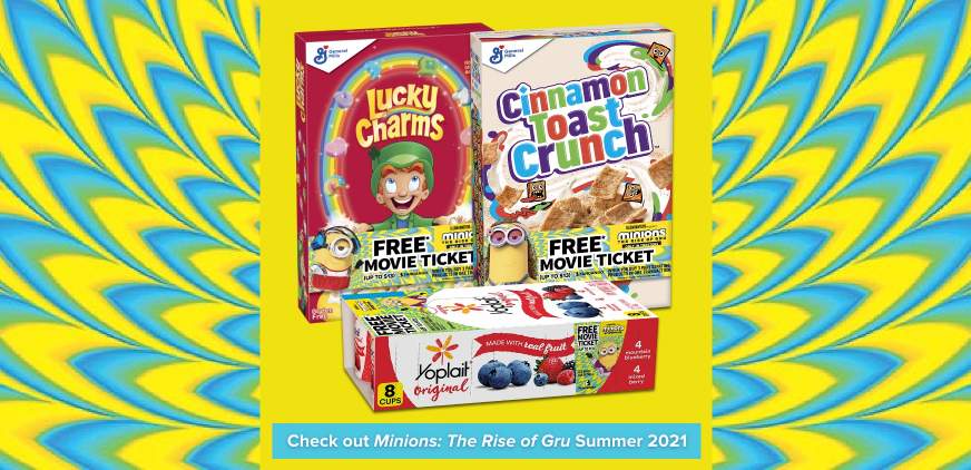 Free Movie wyb Select General Mills & Yoplait Products