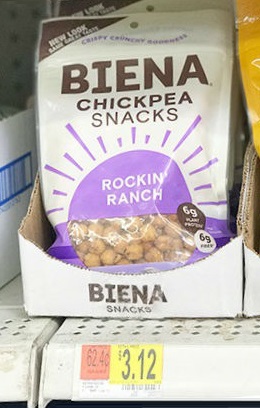 Walmart – Free Biena Chickpea Snacks after Ibotta Offer!