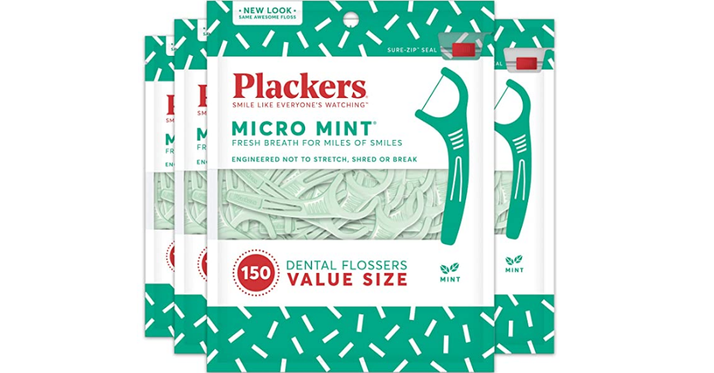 Amazon – Pack of 6 Plackers Micro Mint Floss Picks just .05!