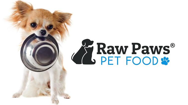 Raw Paws Pet Food Banner