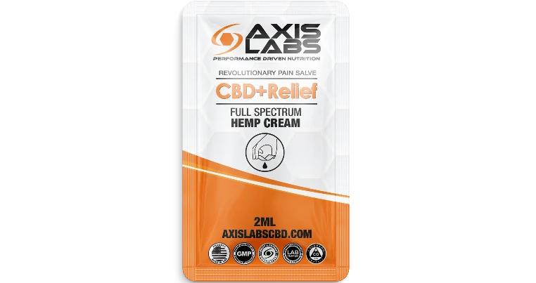 Free Sample of Axis Labs CBD + Relief Hemp Cream