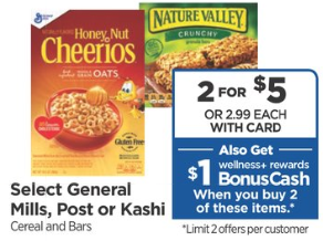 Rite Aid – General Mills Cereals just .50 This Week!