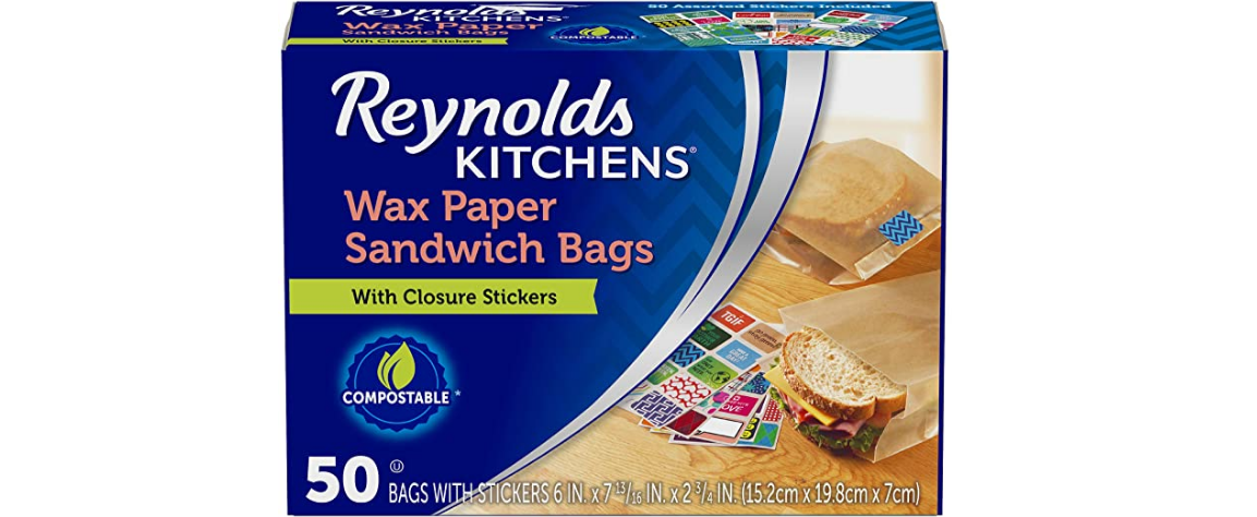 Amazon – Reynolds Kitchens Wax Paper Sandwich Bags just .59!