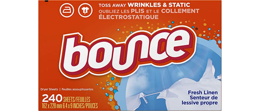 Amazon – 240-count box of Bounce Dryer Sheets just .94!