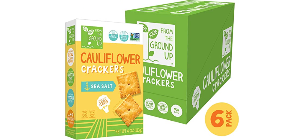 Amazon – 6-Pack From the Ground Up Cauliflower Crackers just .73!