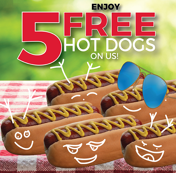 Thorntons Refreshing Rewards – 5 Free Hot Dogs
